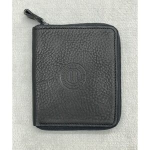 Country Road Leather Zip Wallet Mens One Size Black Card Holder